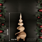 Albero di Natale in legno da 120 cm