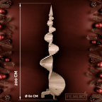 Albero di Natale in Legno 120 cm SLIM