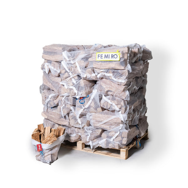 Legna da ardere di ulivo in sacco mesh da 10 kg (25 dm³)