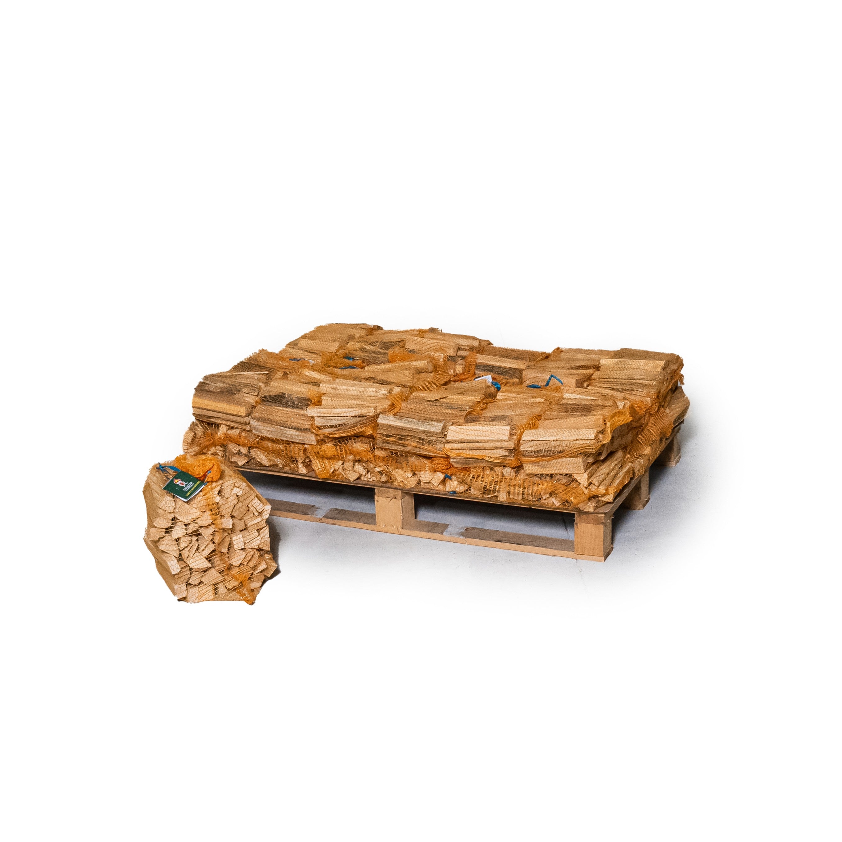 Accendifuoco faggio/abete in sacco raschel da 3,5 kg (10 dm³)