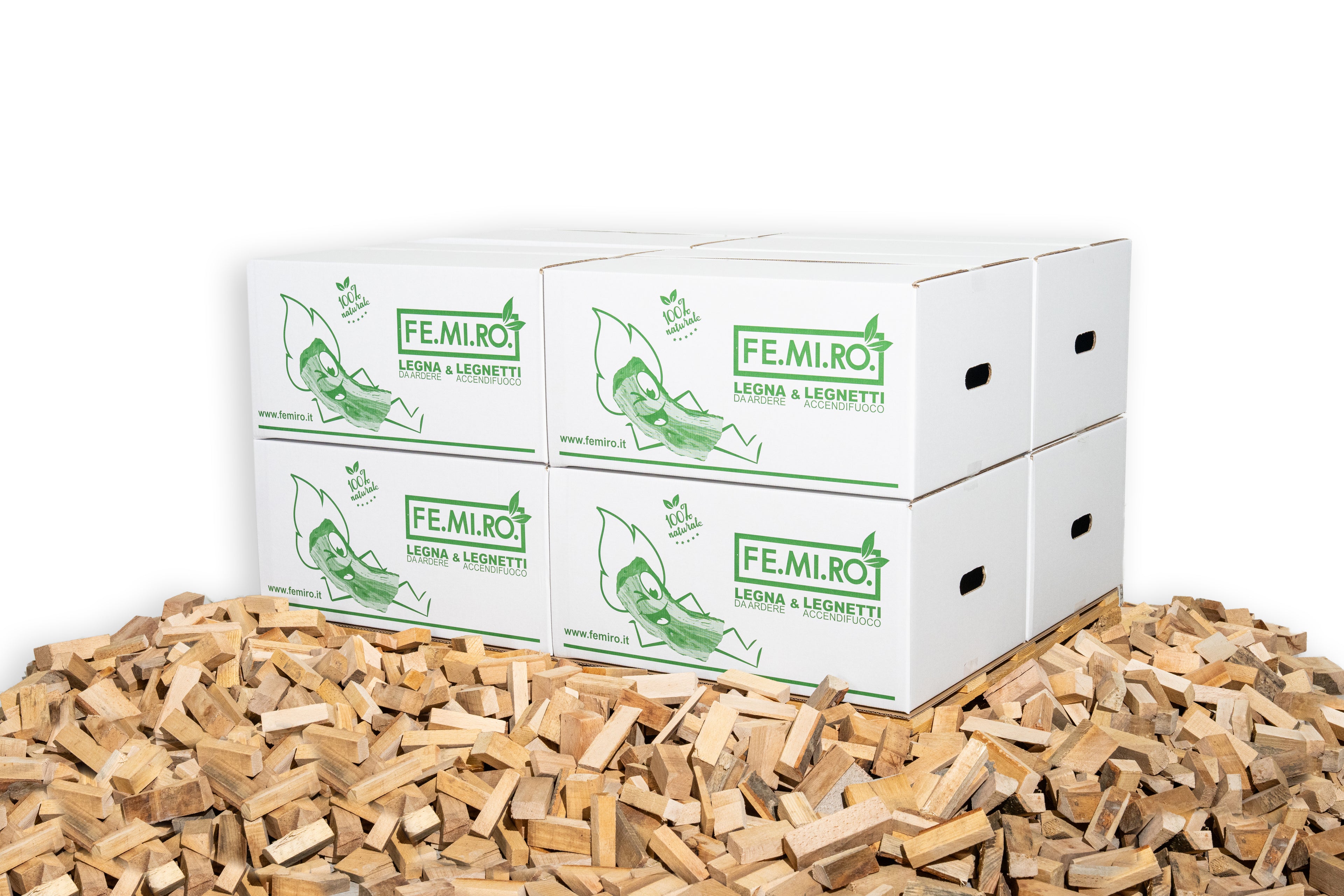 Legnetti accendifuoco Big Matt faggio/abete da 20 kg (60 dm³)