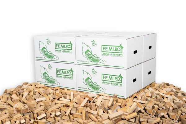 Legnetti accendifuoco Big Matt faggio/abete da 20 kg (60 dm³)