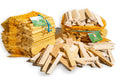 Accendifuoco faggio/abete in sacco raschel da 3,5 kg (10 dm³)