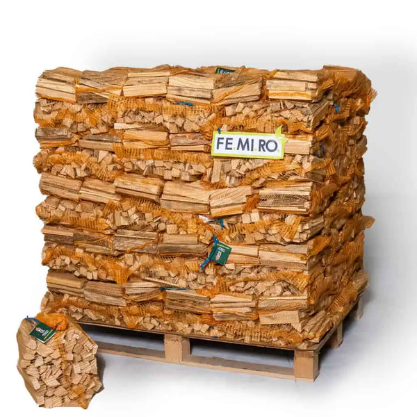 Accendifuoco faggio/abete in sacco raschel da 3,5 kg (10 dm³)