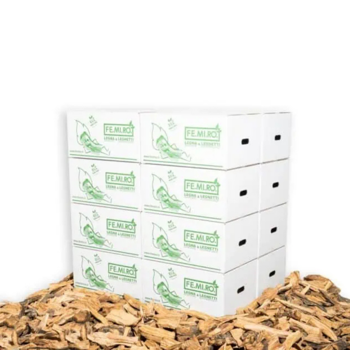 Scaglie di ulivo Big Chips da 20 kg (60 dm³) per affumicatura
