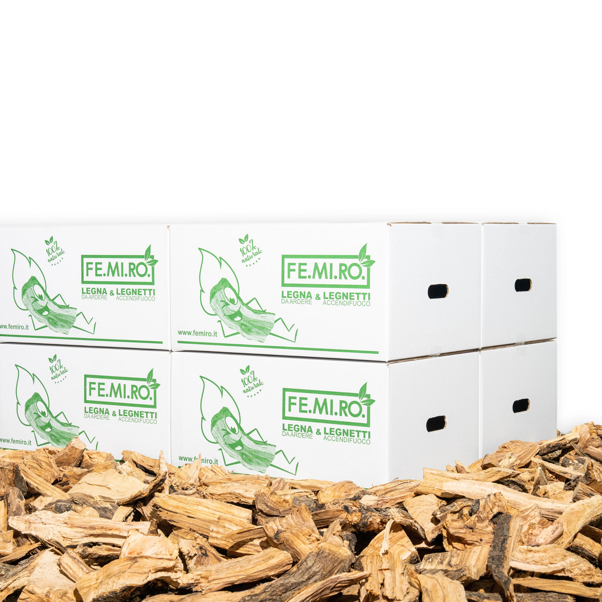Scaglie di ulivo Big Chips da 20 kg (60 dm³) per affumicatura