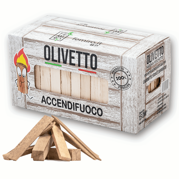 Legnetti accendifuoco faggio e abete in scatola da 8 kg (25 dm³)